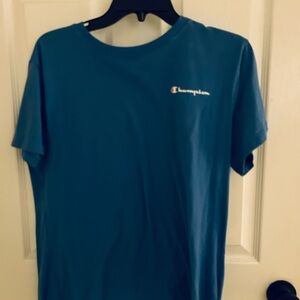Champion Men's Teal Short Sleeve Tee